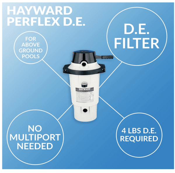 Hayward W3EC40AC Perflex Diatomaceous Earth Pool Filter.